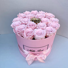 Mille Rose Collection - Senza Tempo - Medium Box - Rose Rosa e Oro - S