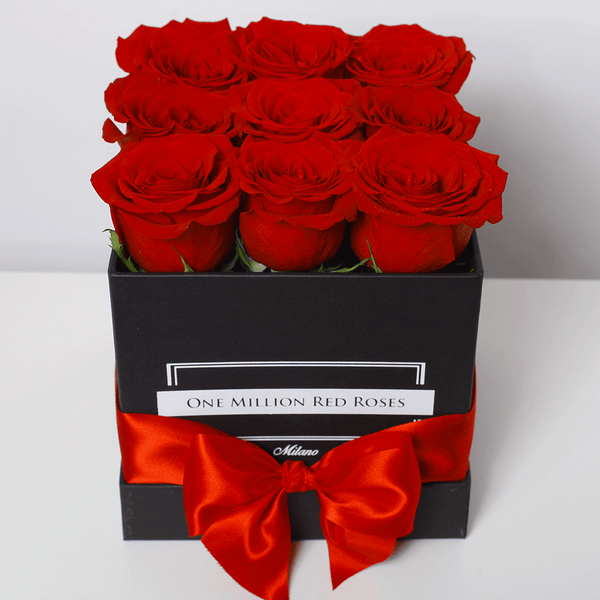 Classic Collection - Cube - Rose Rosse - Scatola Nera