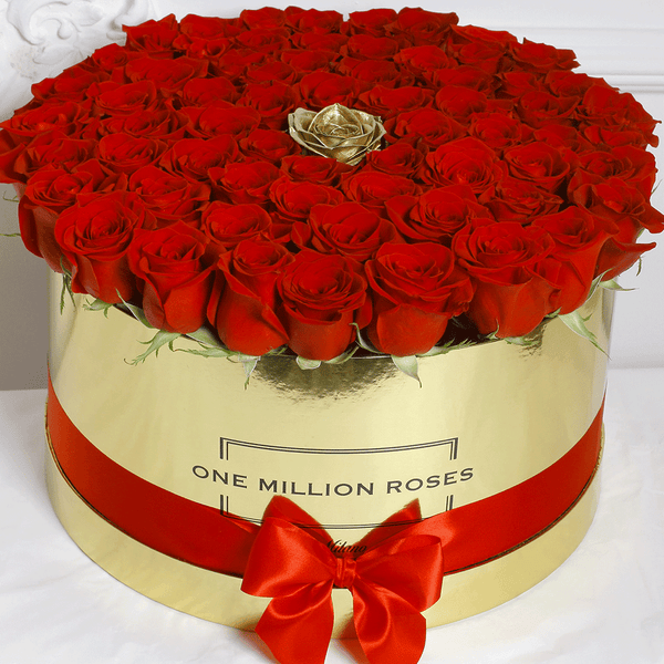 Classic Collection - One Million - Rose Rosse - Scatola Oro